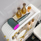 SOGA 3 Tier Cosmetic Storage Organizer White Makeup Perfume Skincare Display Stand