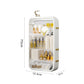 SOGA 3 Tier Cosmetic Storage Organizer White Makeup Perfume Skincare Display Stand