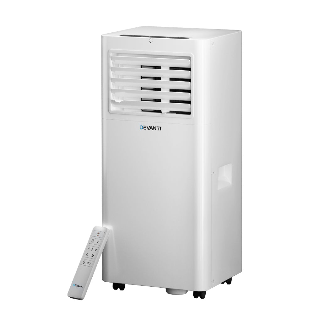 Devanti Portable Air Conditioner 7000BTU 3 in 1 Cooling Unit with Dehumidifier