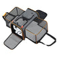 i.Pet Pet Carrier Bag Expandable Foldable Dog & Cat Travel Carrier Airline Approved Portable Kennel