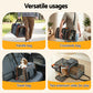 i.Pet Pet Carrier Bag Expandable Foldable Dog & Cat Travel Carrier Airline Approved Portable Kennel