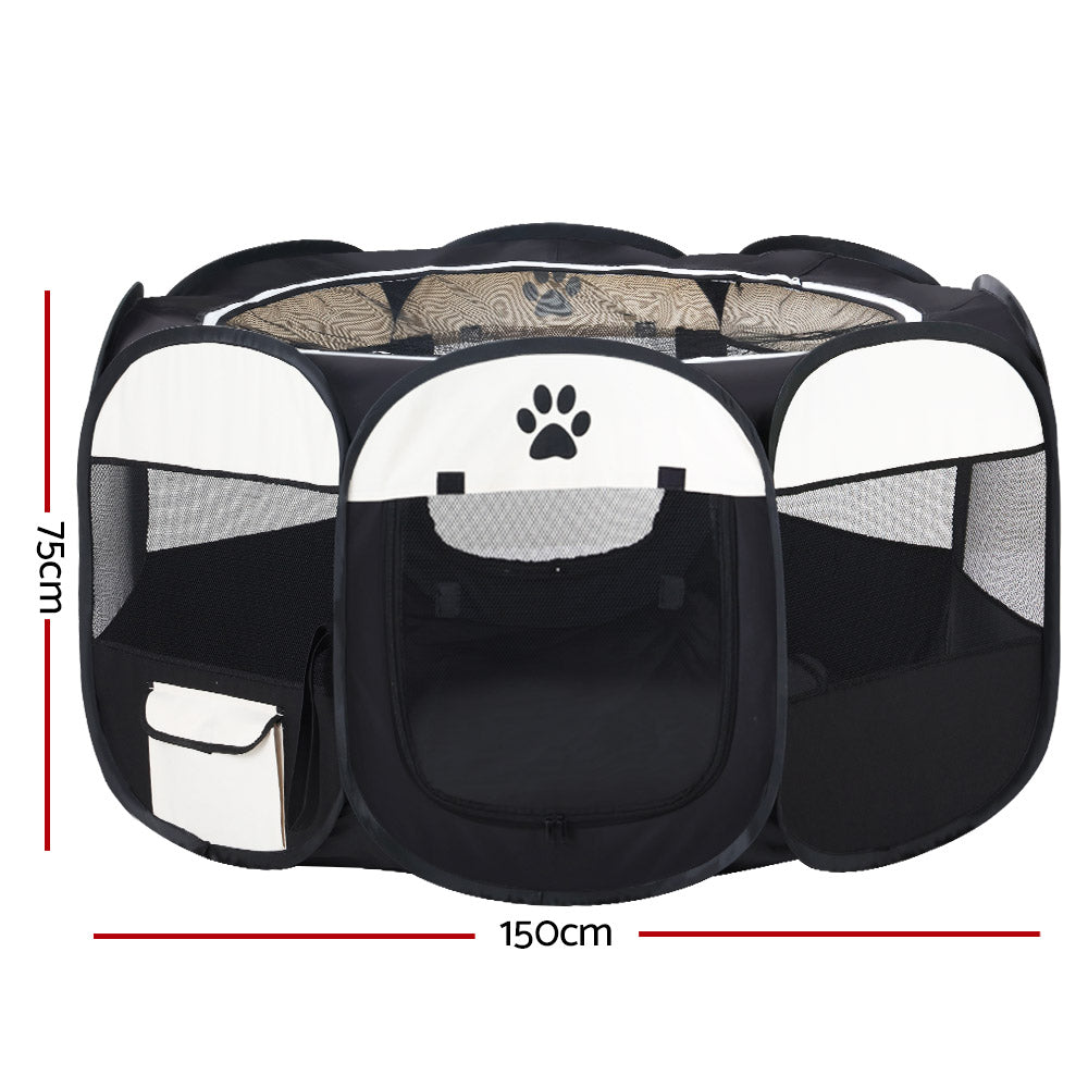 i.Pet Dog Playpen Tent 3XL Foldable Pet Enclosure Crate Fence for Dogs Cats Small Animals