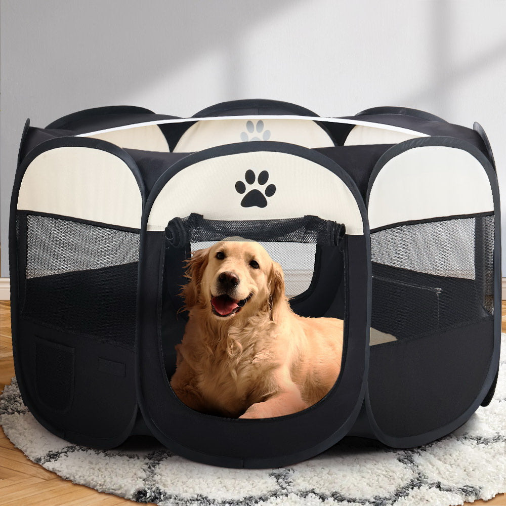 i.Pet Dog Playpen Tent 3XL Foldable Pet Enclosure Crate Fence for Dogs Cats Small Animals