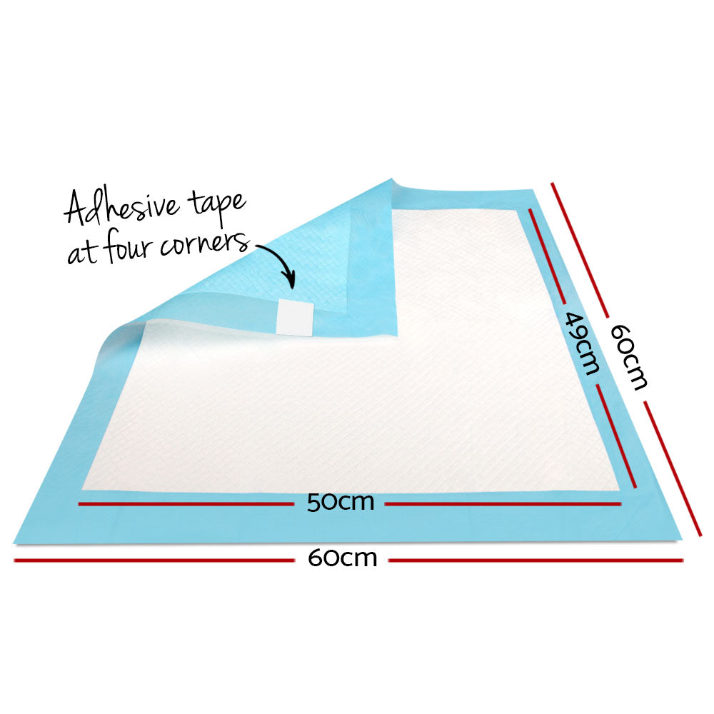 i.Pet Puppy Training Pads 60x60cm Dog Pee Pads Super Absorbent Leak Proof Pet Toilet Pads