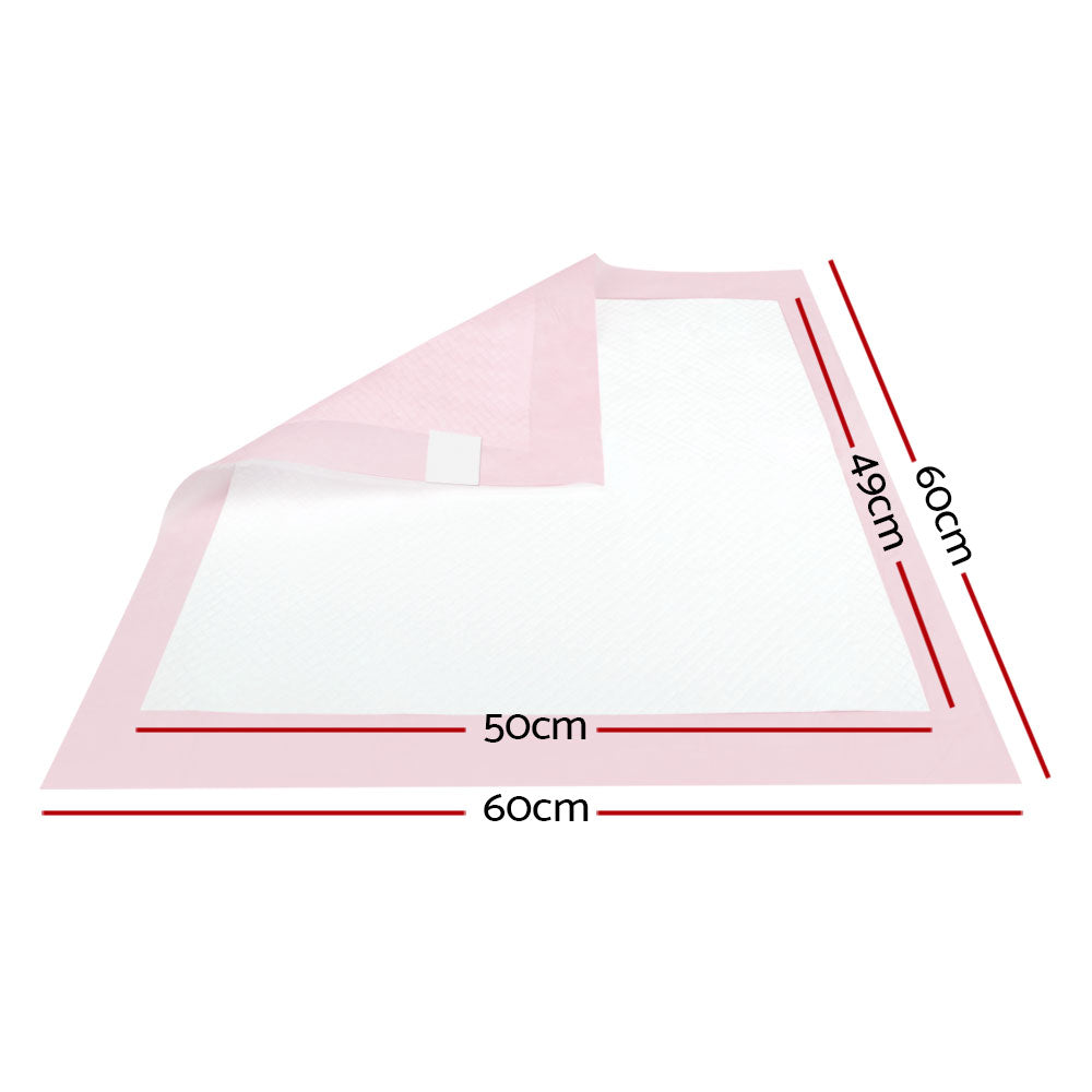 i.Pet Puppy Training Pads 60x60cm Dog Pee Pads Super Absorbent Leak Proof Pet Toilet Pads