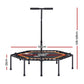 Everfit 51inch Hexagon Fitness Trampoline Rebounder Adjustable Handrail Orange