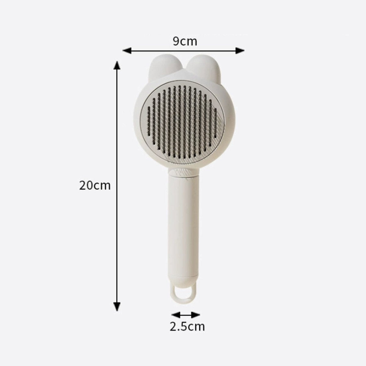 Self Cleaning Pet Grooming Brush Hair Remover for Cats and Dogs Yellow