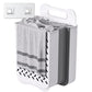 1 Piece Foldable Silicone Laundry Basket for Clothes, Towels and Bathroom Storage, Space-Saving Washing Basket for Home Use, Black