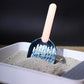 Cat Litter Scoop with Holder - Cat Litter Scoop - Cat Litter Sieve - Cat Litter Accessories - Cat Toilet Scoop - Feces Scoop - Pet Supplies - Cat Litter Care - Cat Litter Sieve Scoop - Dark Blue - 1 Piece