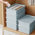 Sock & Underwear Drawer Organizer Storage Bin with Lid