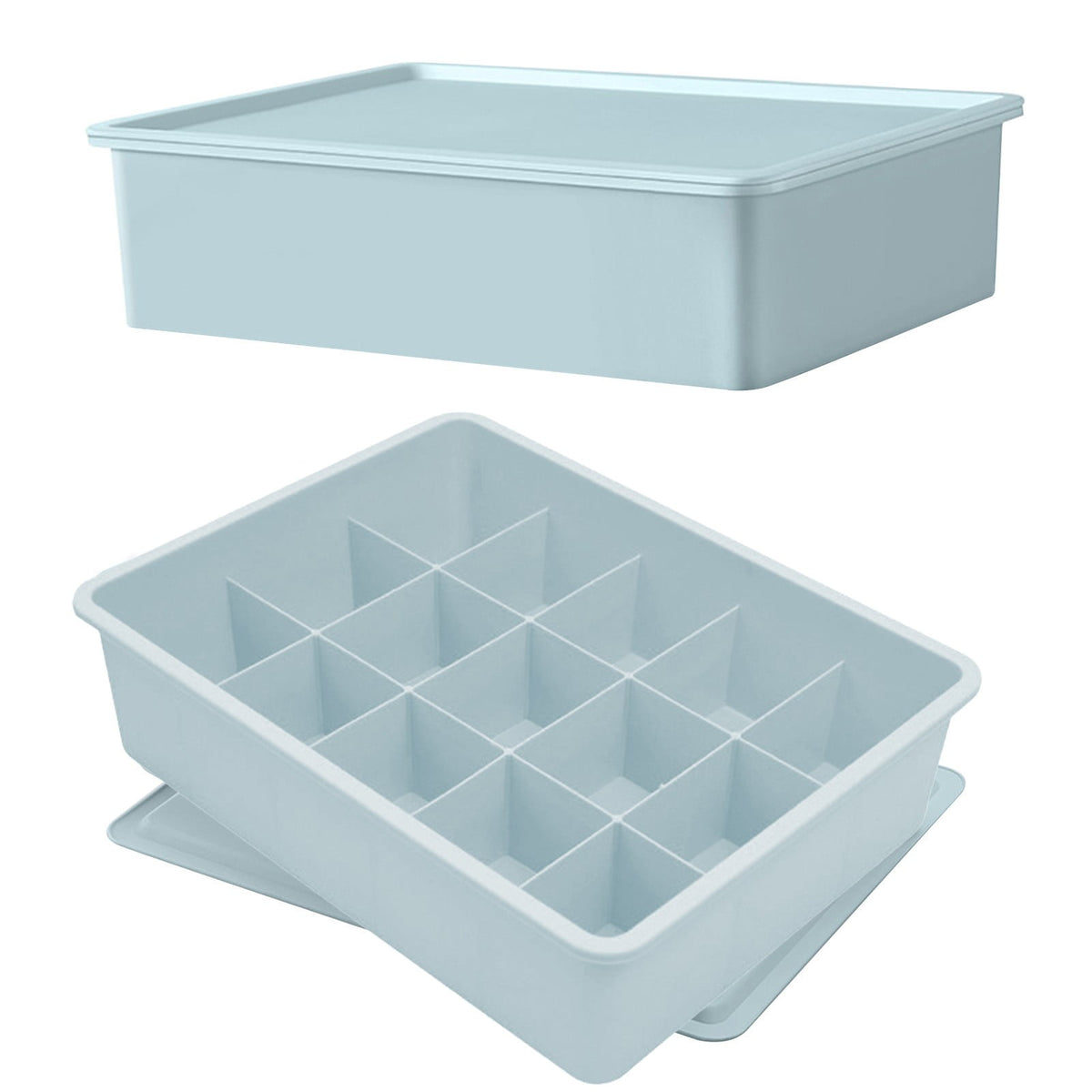 Sock & Underwear Drawer Organizer Storage Bin with Lid
