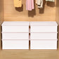 Sock & Underwear Drawer Organizer Storage Bin with Lid
