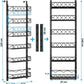 6 Tier Over Door Pantry Organizer Rack with Adjustable Baskets for Kitchen Storage