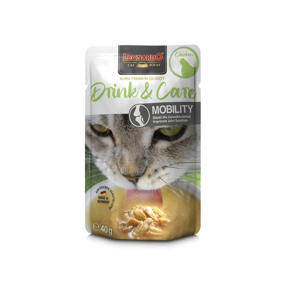 LEONARDO Drink & Care Mobility Wet Cat Food 40gx20