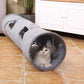 Cat Tunnel Pet Toys Play Hide Tube With Ball For Large Cat Dogs Rabbit - M-130x30CM