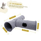 Cat Tunnel Pet Toys Play Hide Tube With Ball For Large Cat Dogs Rabbit - M-130x30CM