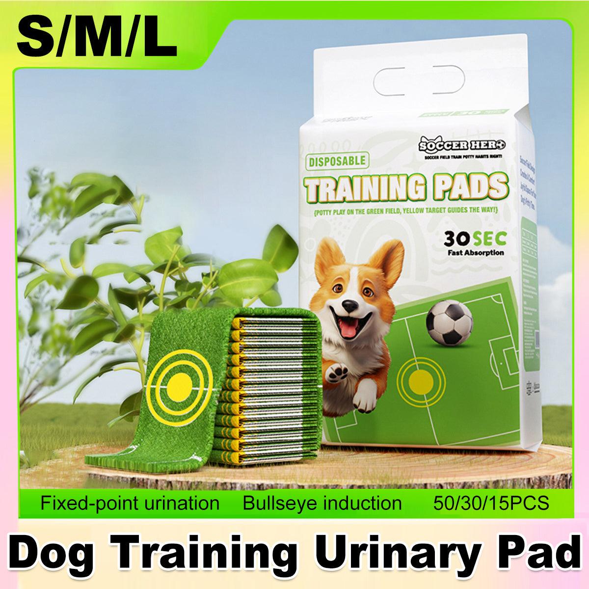 Dog Training Pads Bullseye Urinal Pads Leakproof Puppy Toilet Pads L 15 Pack