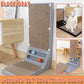 L-shaped Cat Scratching Board Vertical Claw Toy Cat Scratcher for Pet Playtime - Grey