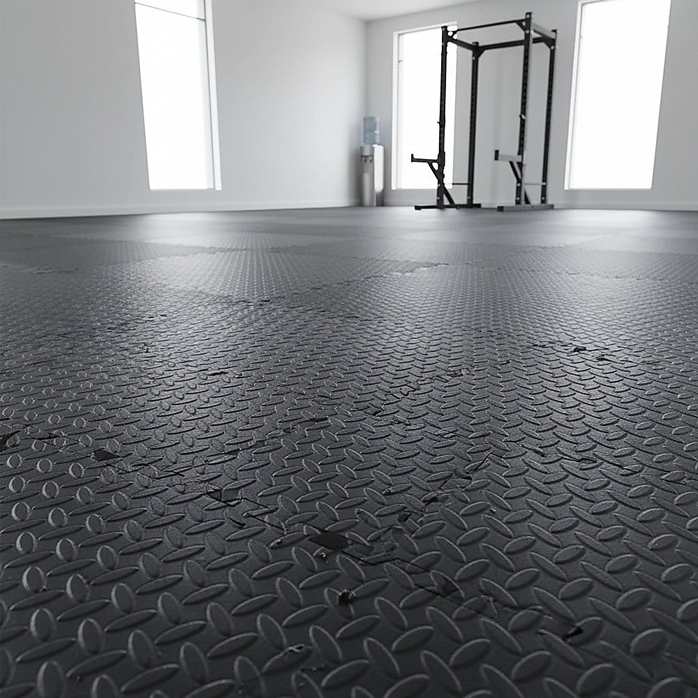 Randy & Travis Machinery EVA Rubber Foam Gym Mat Set 12 Piece 60 x 60 cm 25 mm