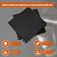 Randy & Travis Machinery EVA Rubber Foam Gym Mat Set 12 Piece 60 x 60 cm 25 mm