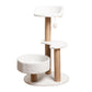 Modern Cat Tree Tower with Scratching Posts & Perches 80cm Cat Condo Furniture