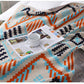 Bohemian Woven Throw Blanket - Decorative Sofa Cover with Tassels for Living & Bedroom