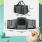 Foldable Expandable Pet Carrier Bag Backpack for Cats & Small Dogs Large Travel Carrier Portable