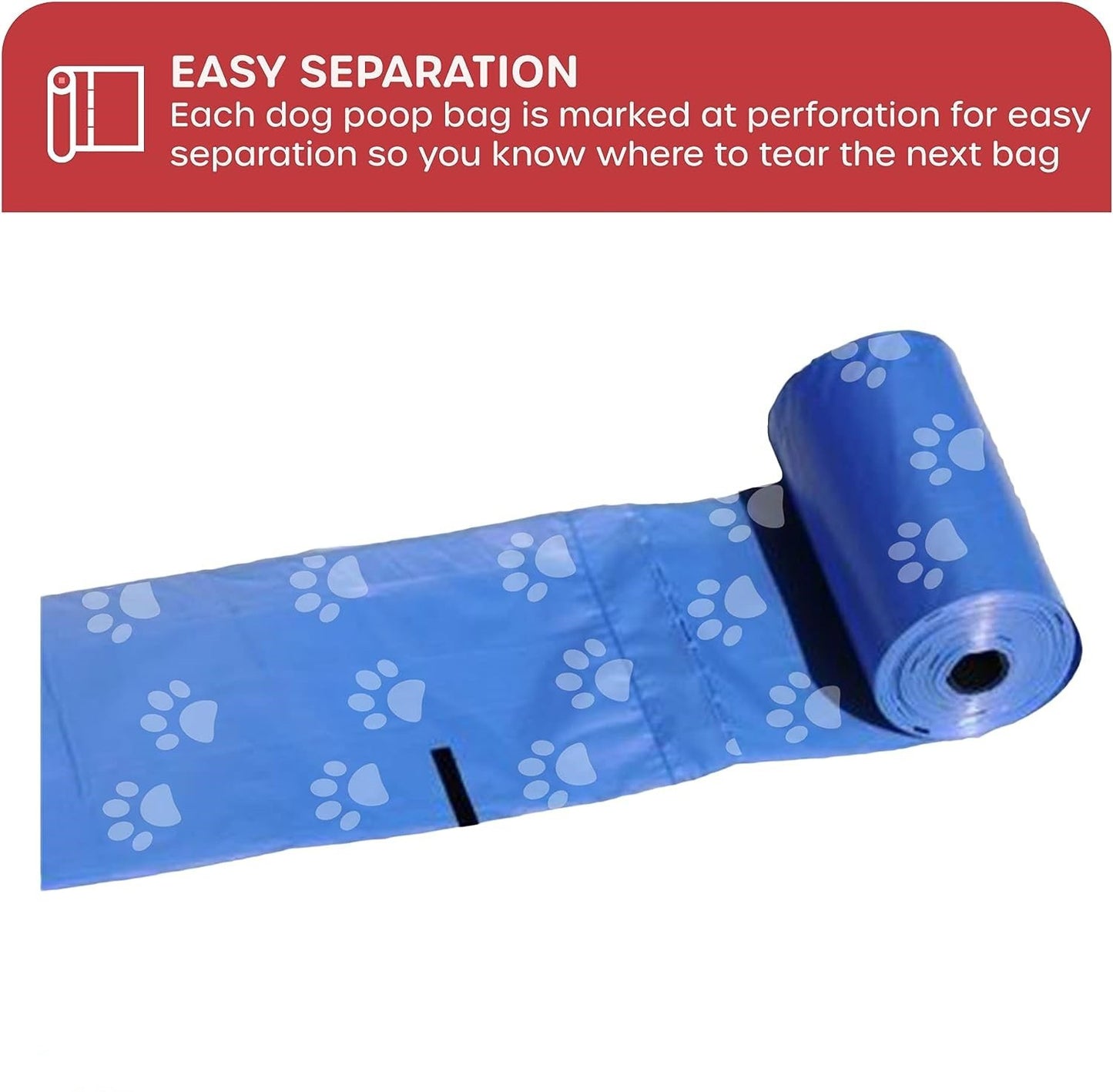Biodegradable Dog Poop Bags with Dispenser Extra Thick Leak Proof Pet Waste Bags
