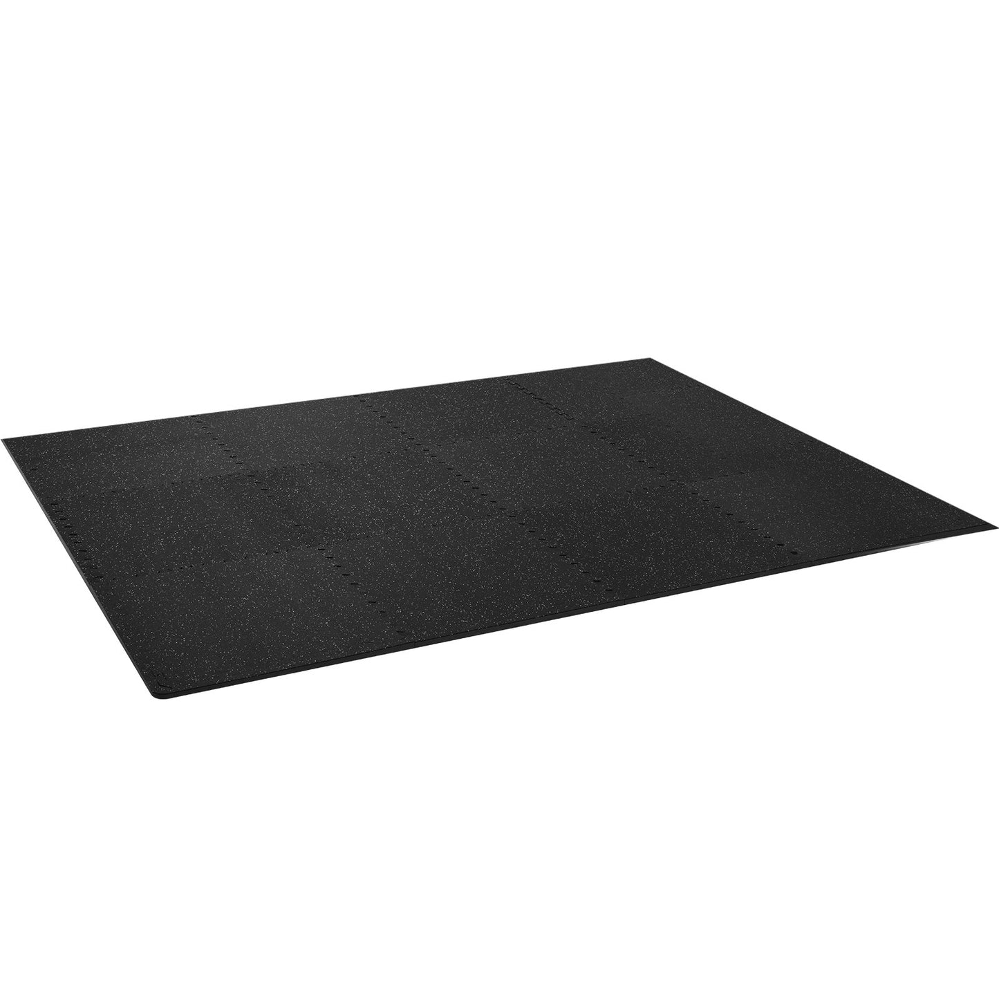 VEVOR EVA Gym Floor Mats 12 Piece 14 mm Interlocking Fitness Flooring Set