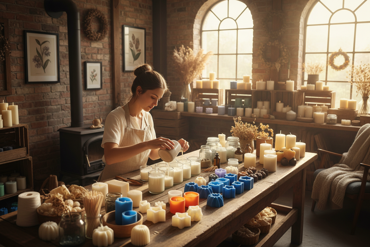 Girl Cnadle Maker